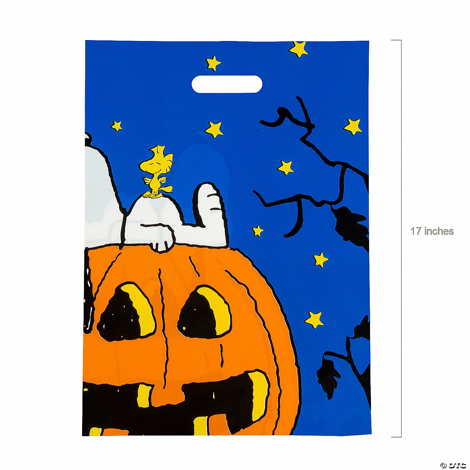 Cheapest ๐ 11 3/4" x 17" Peanutsยฎ ๐ฆ Halloween Trick-Or-Treat Plastic Goody Bags - 50 Pc. ๐ - Image 2