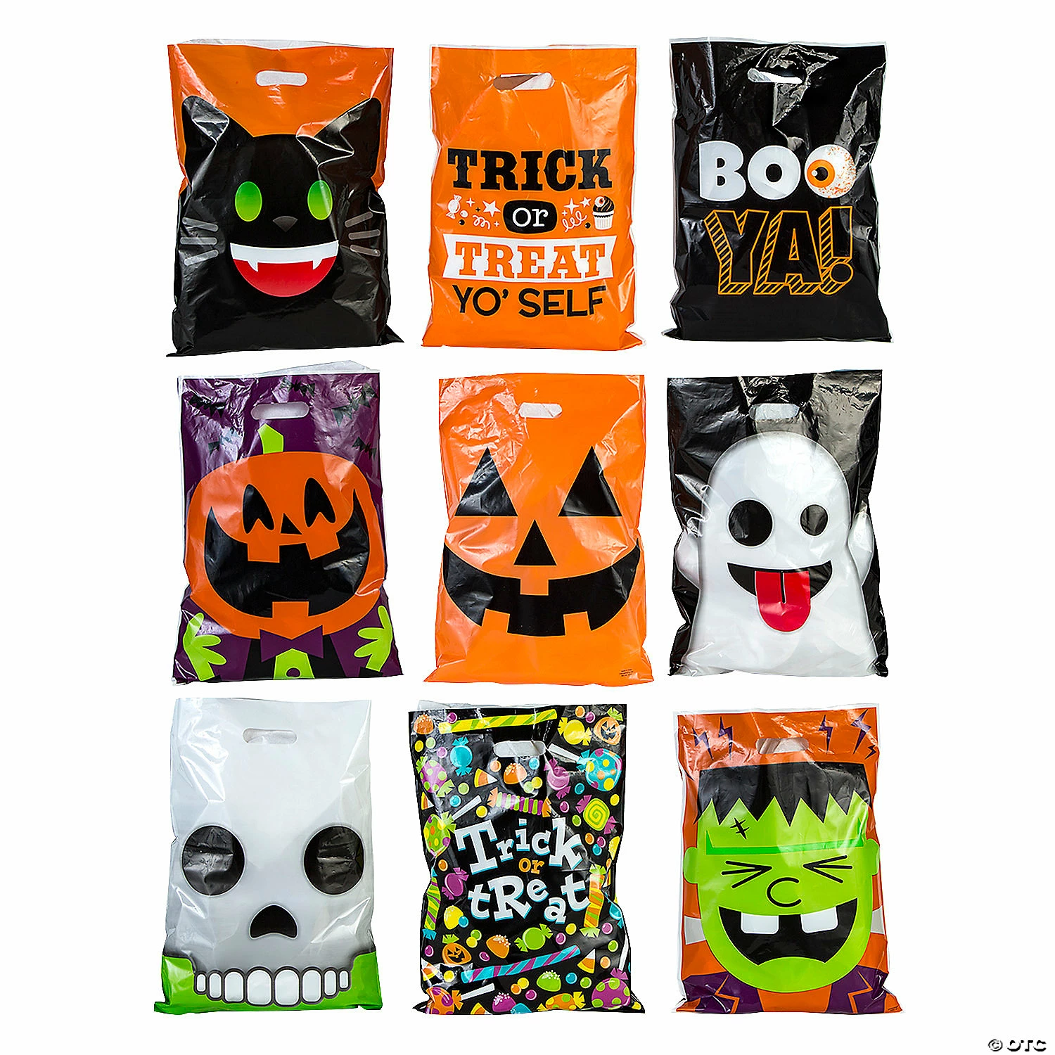 Top 10 💯 12 1/2" x 17" Bulk Medium 🎃 Halloween Trick-or-Treat Plastic Goody Bag Assortment - 250 Pc. 👍
