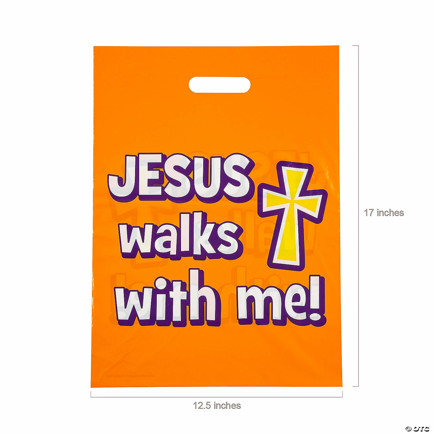 Best Sale ๐ 12 1/2" x 17" Bulk Walk Safely with Jesus Goody Bags - 50 Pc. ๐ - Image 2
