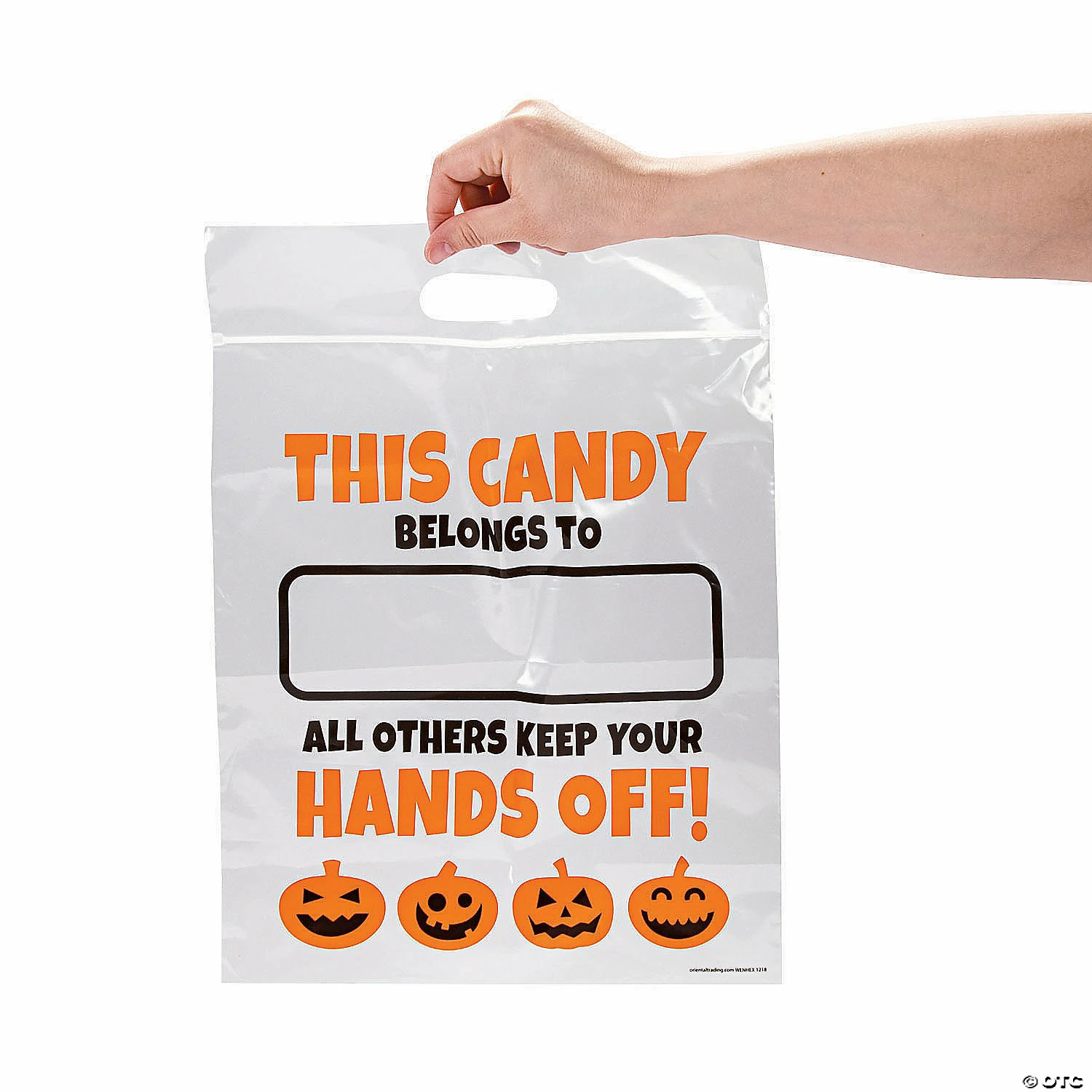 Deals 🎁 12 1/2" x 17"Large 🦇 Halloween Resealable Plastic Treat Bags - 50 Pc. ❤️ - Image 3
