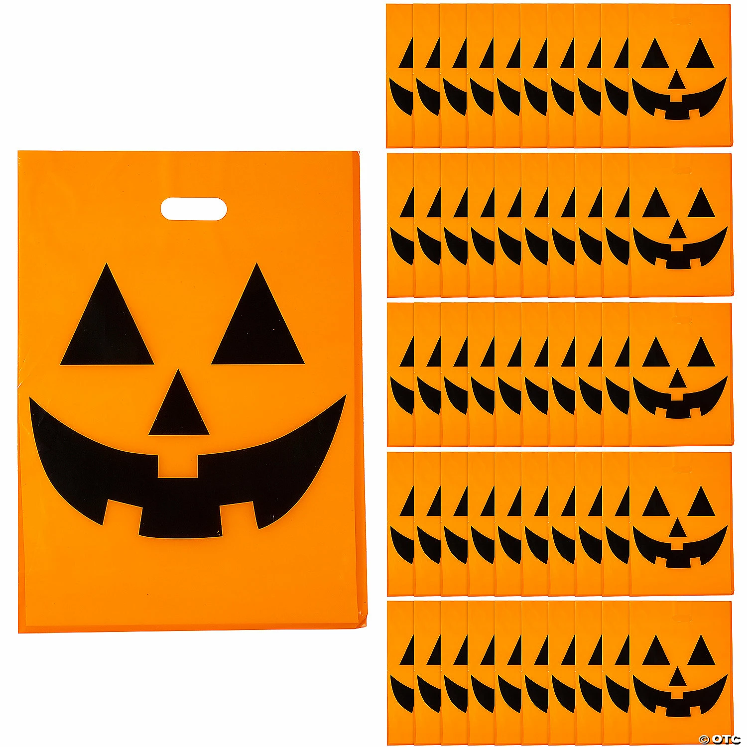 Top 10 ๐ 12" x 17" Bulk Large Jack-Oโ-Lantern ๐ง Halloween Plastic Goody Bags - 50 Pc. ๐คฉ