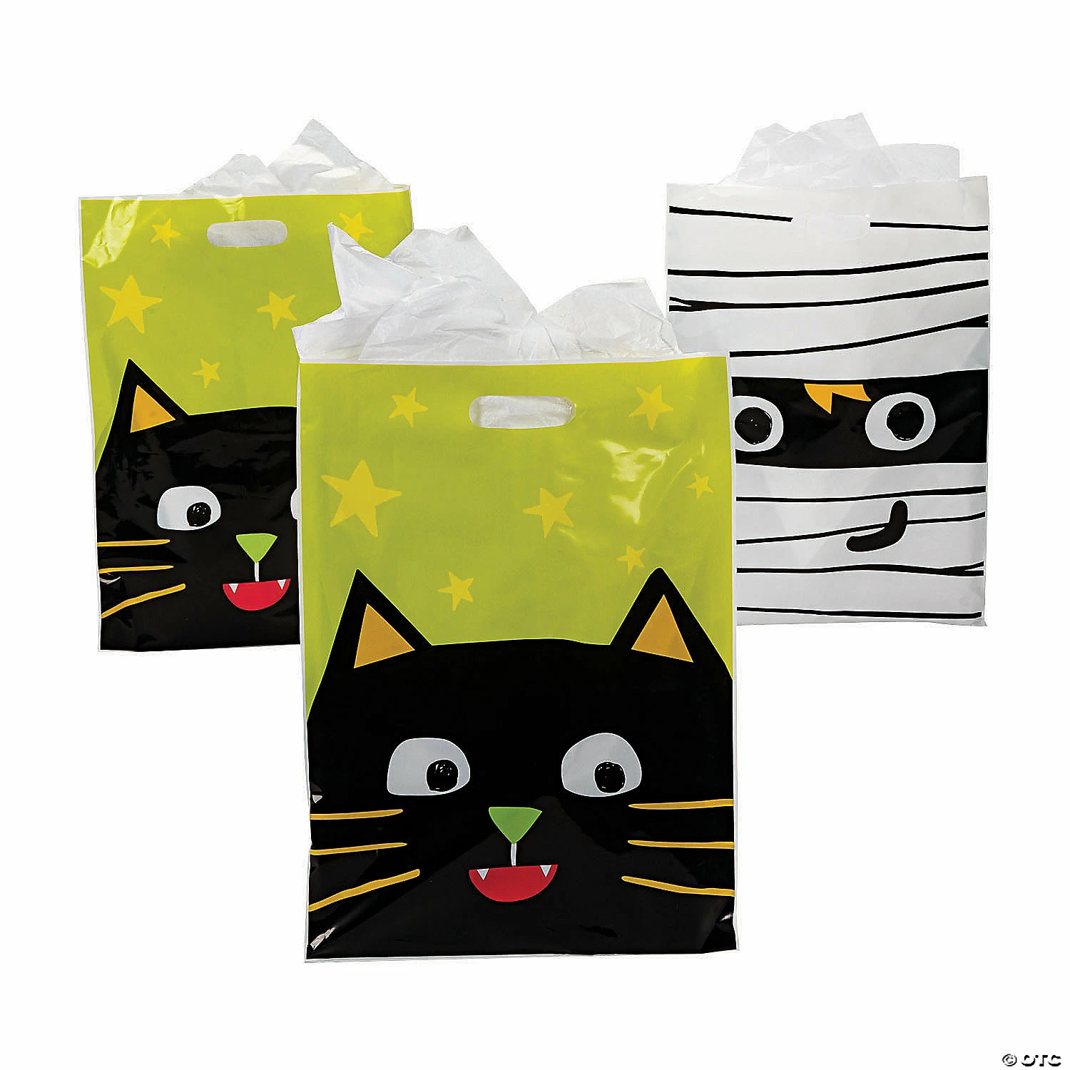 New โญ 12" x 17" Large Plastic Ghoul Gang Goody Bags - 50 Pc. โ๏ธ - Image 3