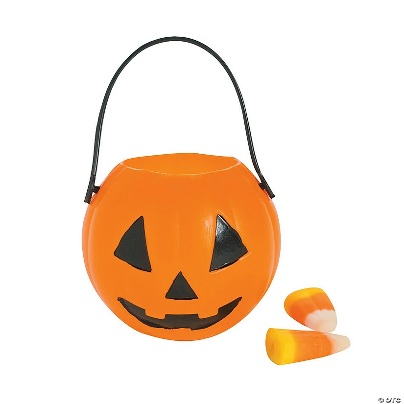 Budget βοΈ Mini Pumpkin π¬ Candy Buckets - 12 Pc. π - Image 2