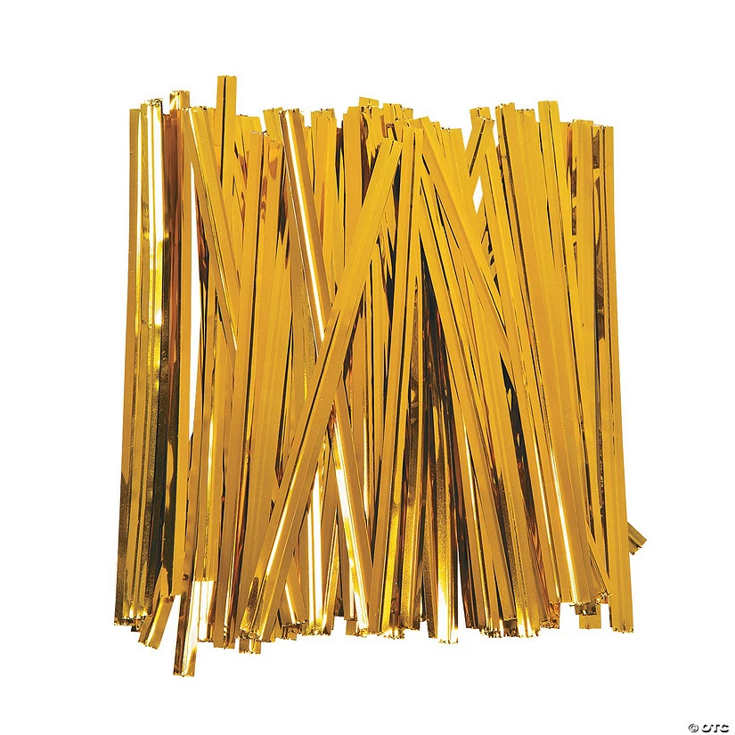 Hot Sale 🥰 Gold Metallic Twist Ties - 600 Pc. 😍 - Image 2