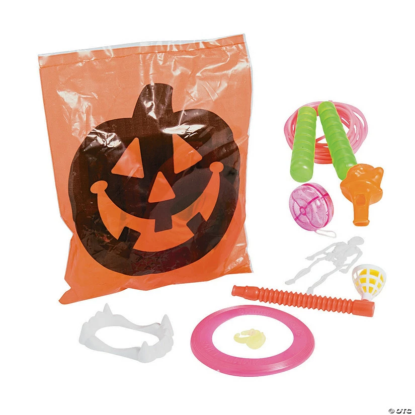 Flash Sale ❤️ Toy-Filled 🦇 Halloween Goody Bags - 12 Pc. 🔥 - Image 2
