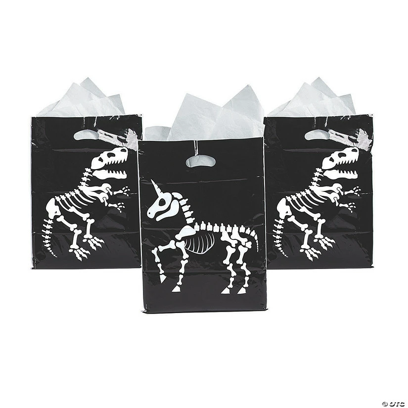 Best deal ๐ Animal Skeleton Trick-or-Treat Goody Bags - 50 Pc. ๐ - Image 2