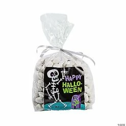 Best Sale ⌛ Personalized 🎃 Halloween Skeleton Cellophane Bag Kit - 50 Pc. 👏