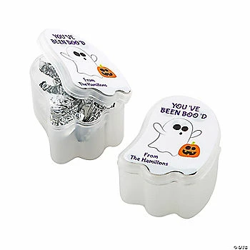 Discount 💯 Personalized 🎃 Halloween Ghost Containers - 12 Pc. 🎁