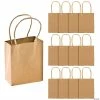 Cheap ✨ 4 1/2" x 2" x 5 3/4" Small Brown Kraft Paper Gift Bags - 12 Pc. 👍