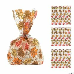 Top 10 ๐ 5 1/2" x 11" Fall Leaf Cellophane Bags - 12 Pc. ๐งจ