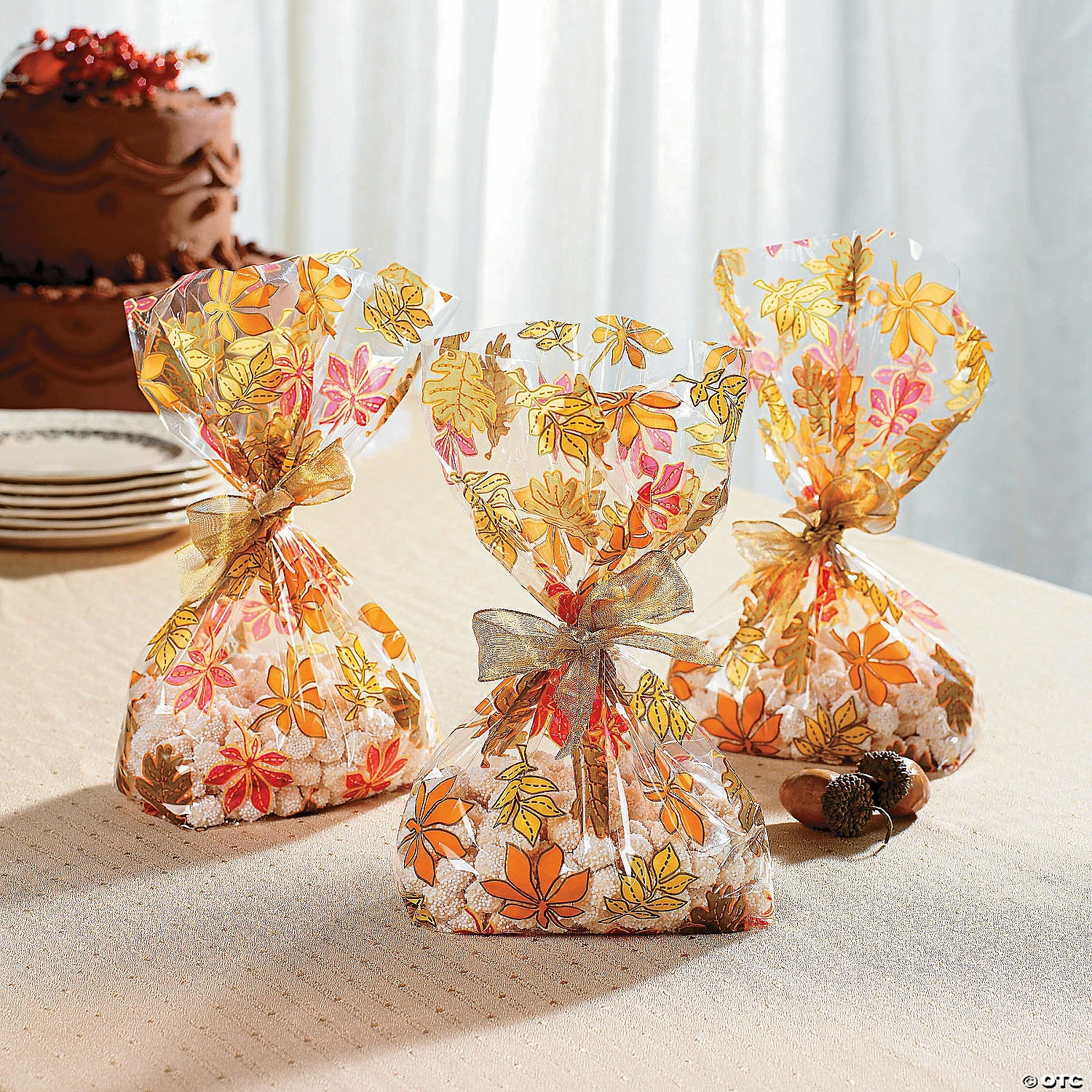 Top 10 ๐ 5 1/2" x 11" Fall Leaf Cellophane Bags - 12 Pc. ๐งจ - Image 3