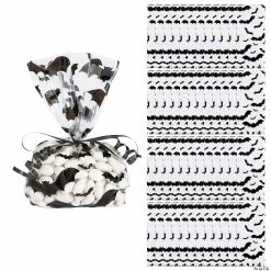 New ๐ฏ 5" x 11 1/2" Bulk Bat Print Cellophane Bags - 50 Pc. ๐ฅฐ