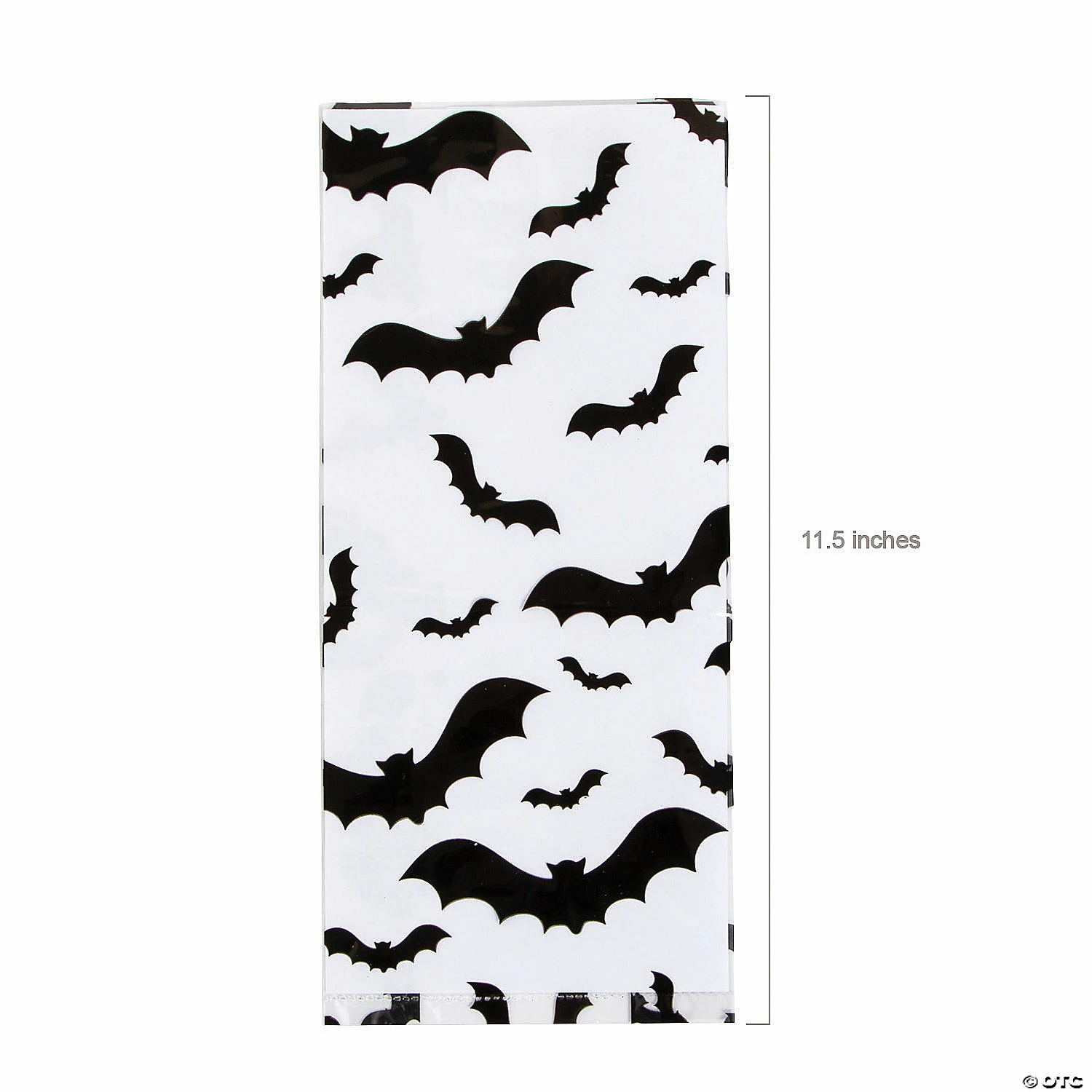 New 💯 5" x 11 1/2" Bulk Bat Print Cellophane Bags - 50 Pc. 🥰 - Image 2