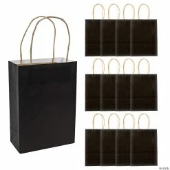 Buy โญ 6 1/2" x 9" Medium Kraft Paper Gift Bags - 12 Pc. ๐