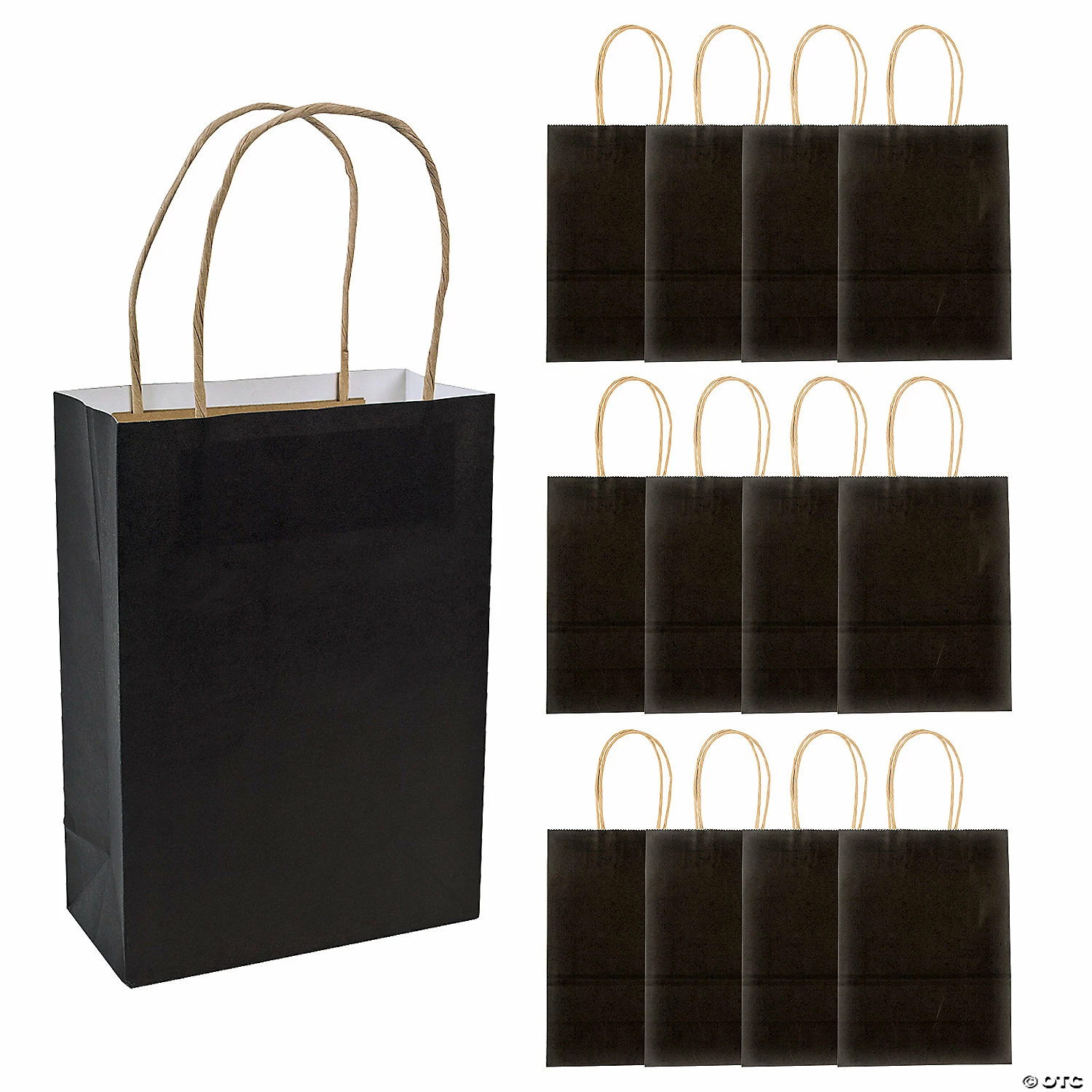 Buy β 6 1/2" x 9" Medium Kraft Paper Gift Bags - 12 Pc. π