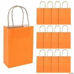Budget ๐งจ 6 1/2" x 9" Medium Kraft Paper Gift Bags - 12 Pc. ๐ฅ