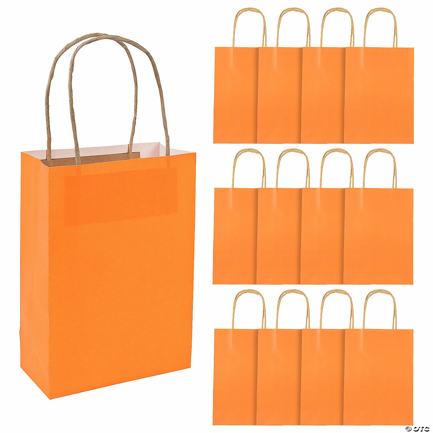 Budget 𧨠6 1/2" x 9" Medium Kraft Paper Gift Bags - 12 Pc. π₯