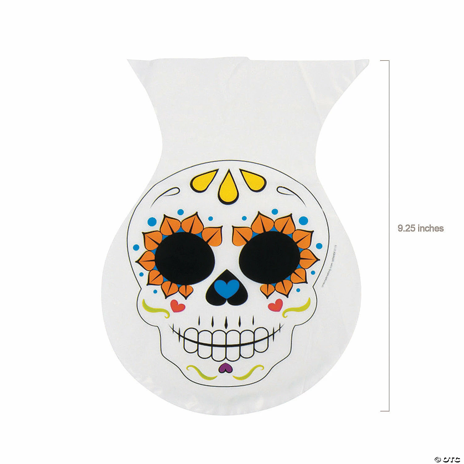 Wholesale 🎉 6 3/4" x 9 1/4" Day of the Dead Cellophane Bags - 12 Pc. 😉 - Image 2