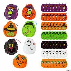 Deals π― 7 1/4" x 8 1/2" π Halloween Drawstring Goody Bags - 72 Pc. π―