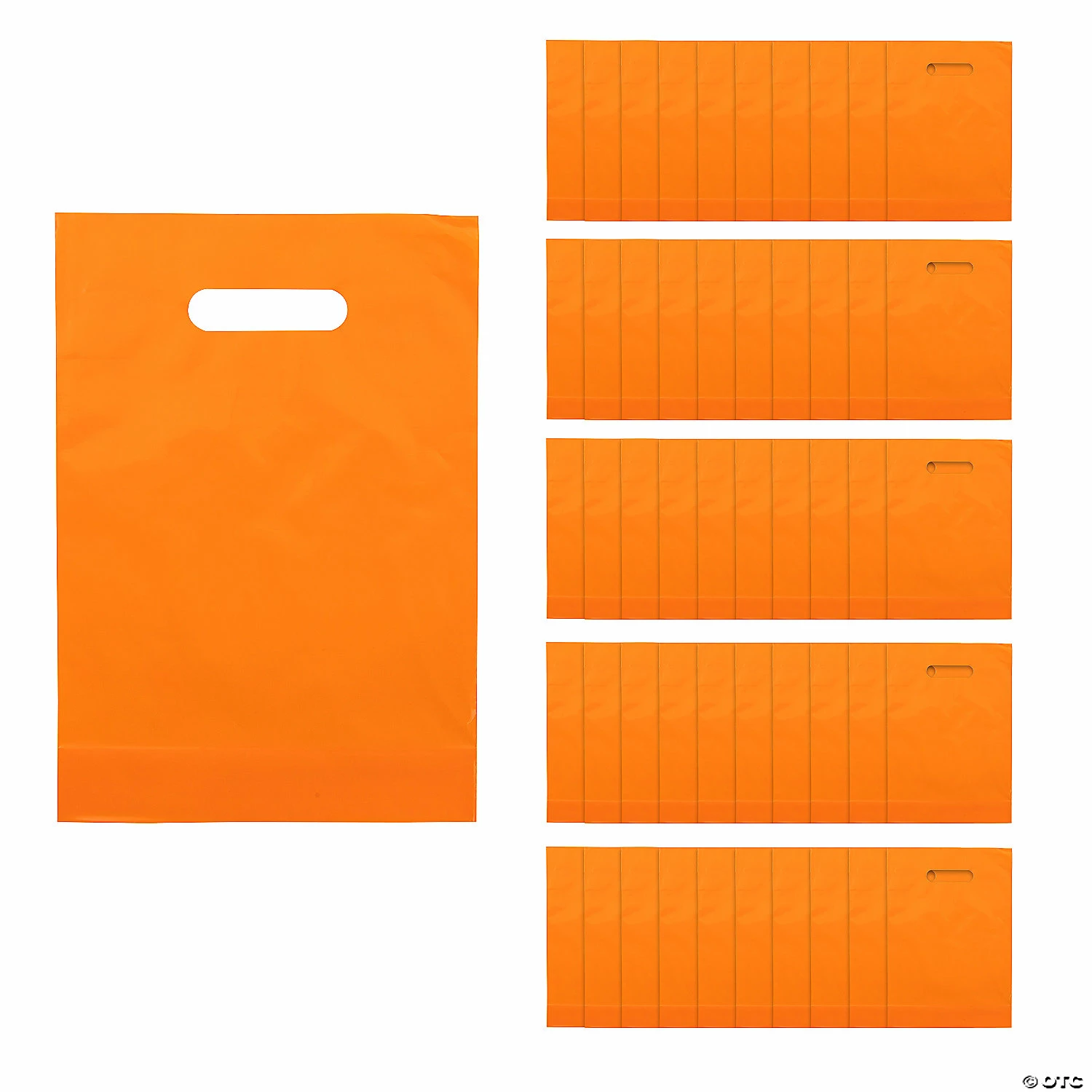 Best Sale π― Solid Color Plastic Goody Bags - 50 Pc. π