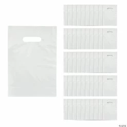 Cheap ๐ Solid Color Plastic Goody Bags - 50 Pc. โ