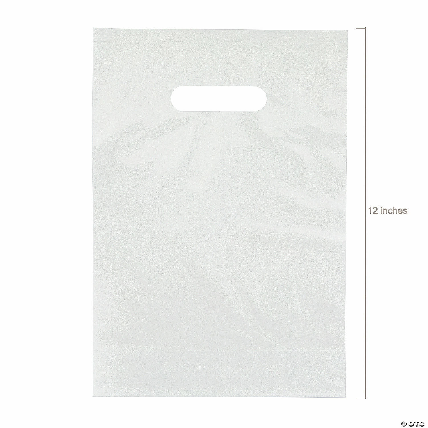 Cheap π Solid Color Plastic Goody Bags - 50 Pc. β - Image 2