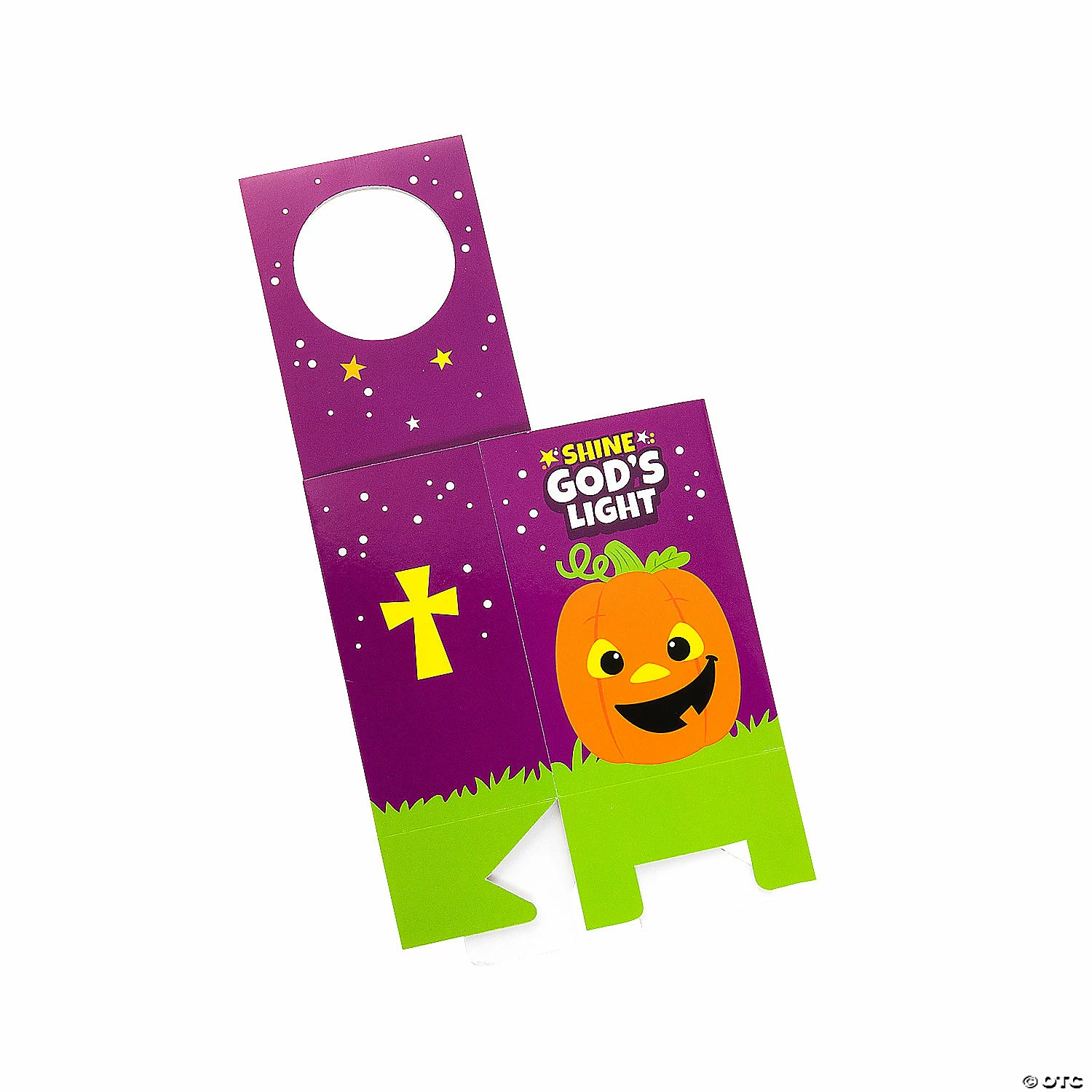 Flash Sale π Christian Pumpkin Door Hanger Treat Boxes - 12 Pc. π - Image 2