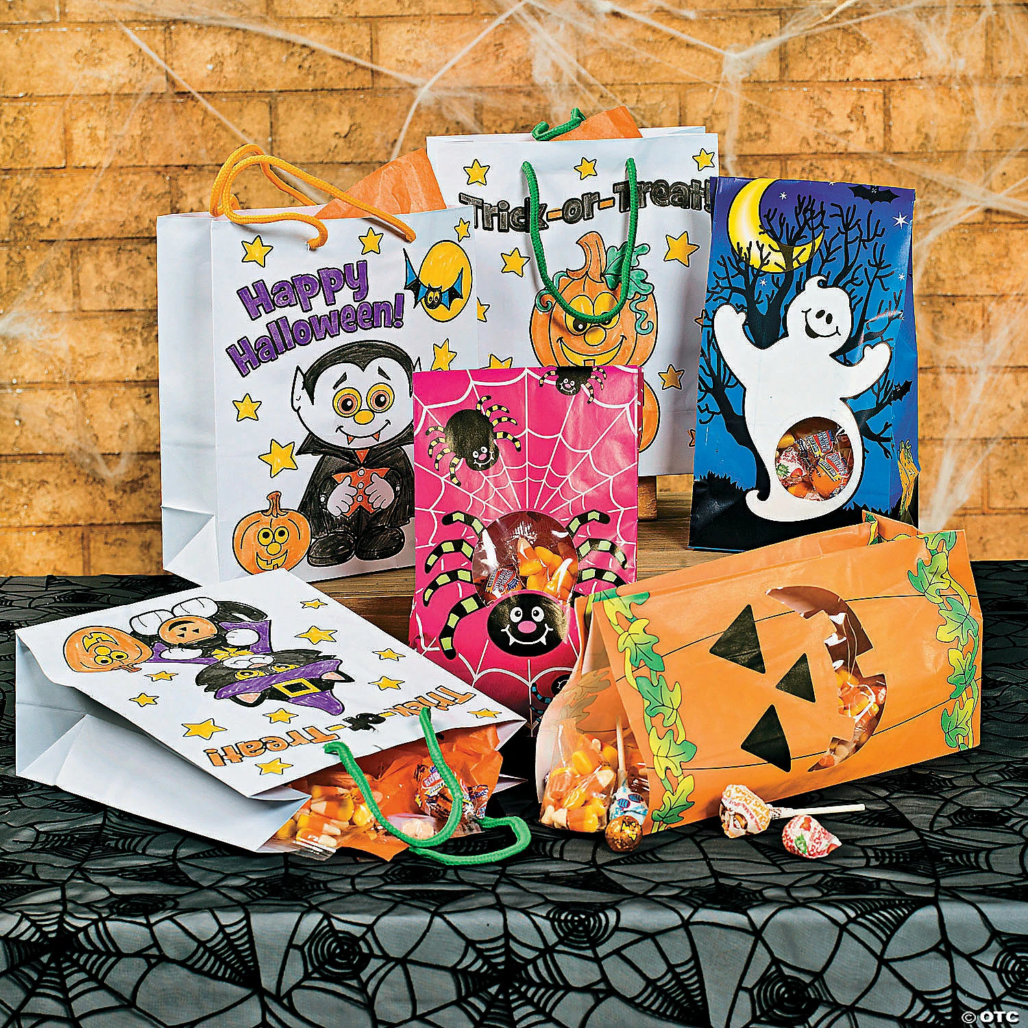 Best Pirce 🛒 Color Your Own Medium 🦇 Halloween Gift Bags - 12 Pc. ✨ - Image 3