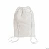 Best Pirce 😀 DIY Medium White Canvas Drawstring Bags - 48 Pc. 🌟