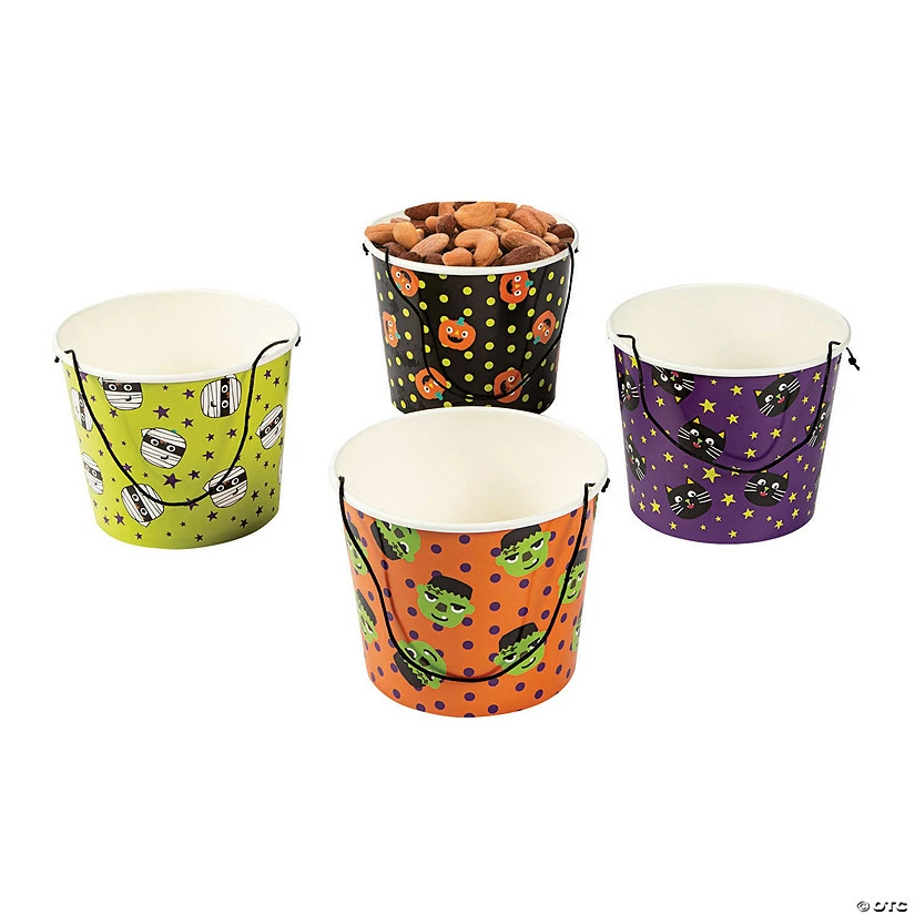Deals โ๏ธ Ghoul Gang ๐ฌ Candy Paper Buckets - 12 Pc. ๐