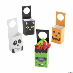 Cheap π Halloween Door Hanger Treat Holders - 12 Pc. π