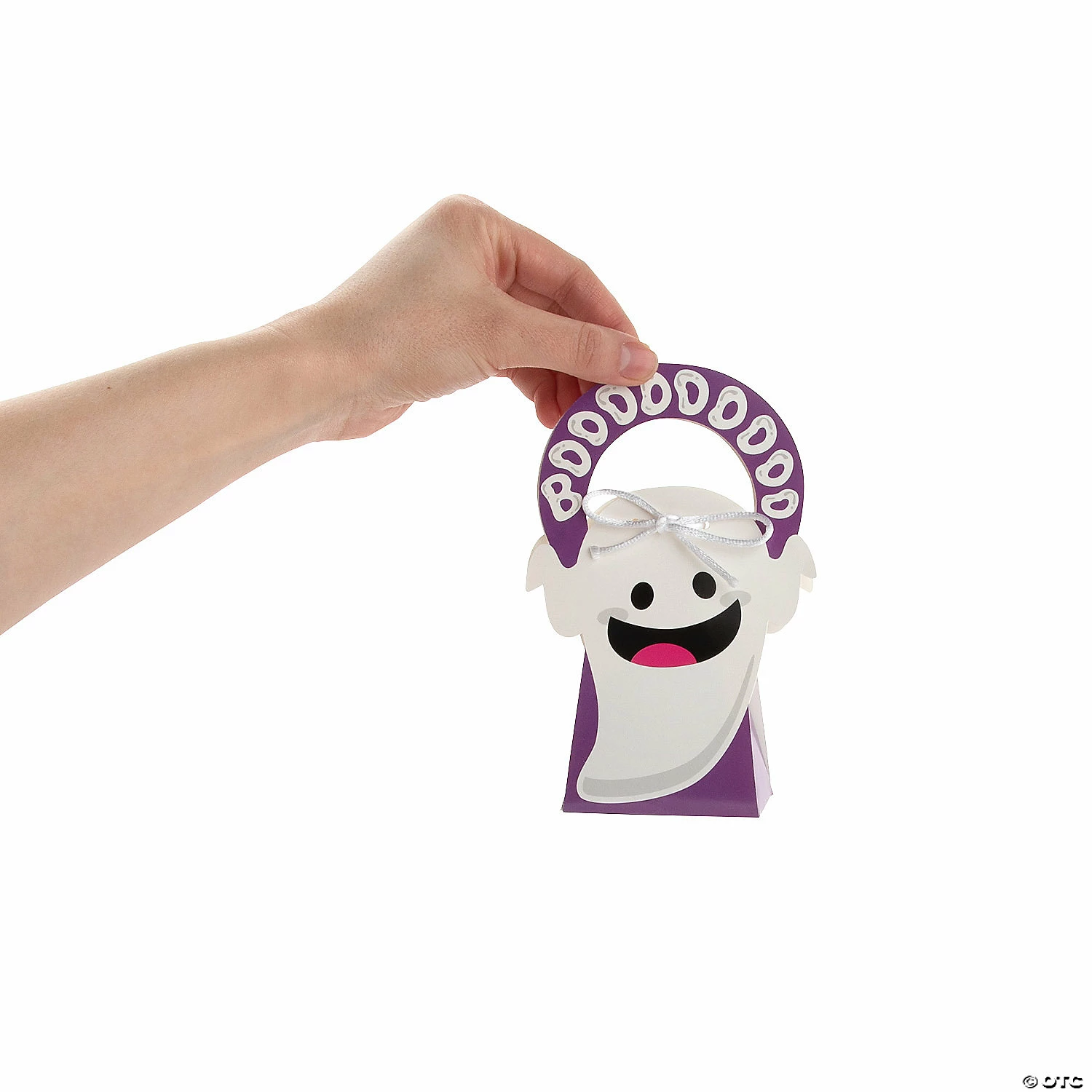 Best Sale 𧨠Halloween Ghost Treat Boxes with Handle - 12 Pc. βοΈ - Image 2