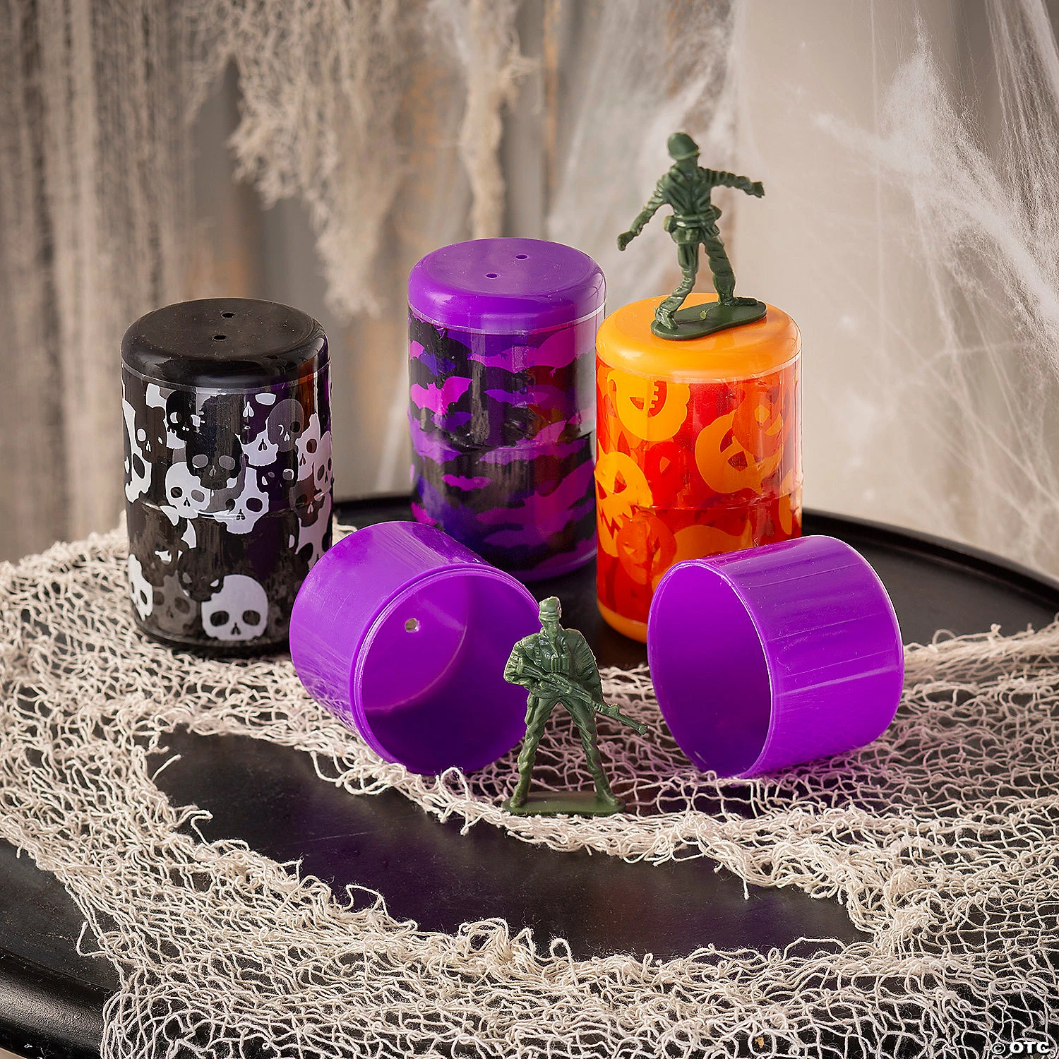 Buy π Jumbo Army Toy-Filled π§ Halloween Containers - 12 Pc. π - Image 2