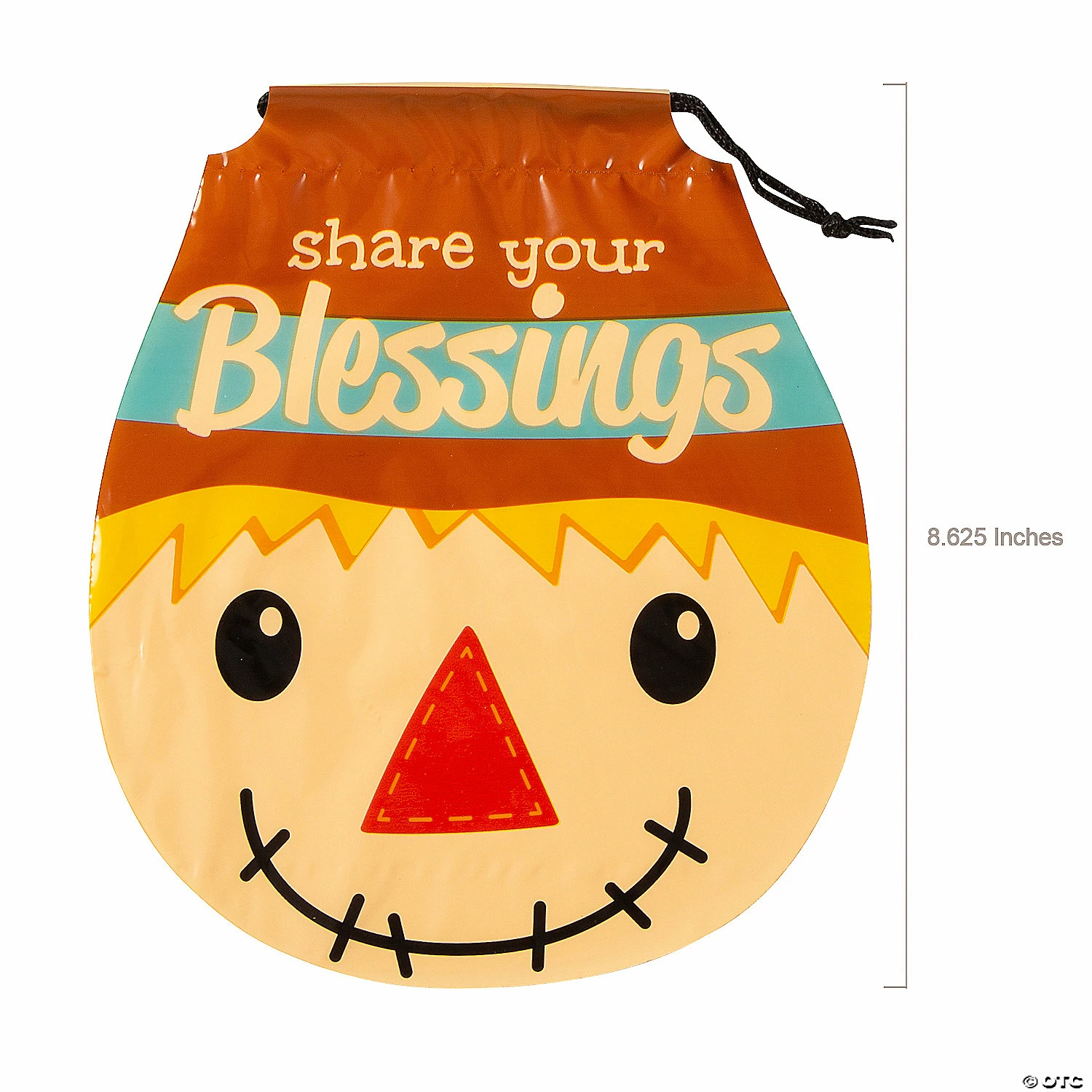 Wholesale ๐ฅฐ Medium Religious Scarecrow Drawstring Goody Bags - 72 Pc. ๐ - Image 2