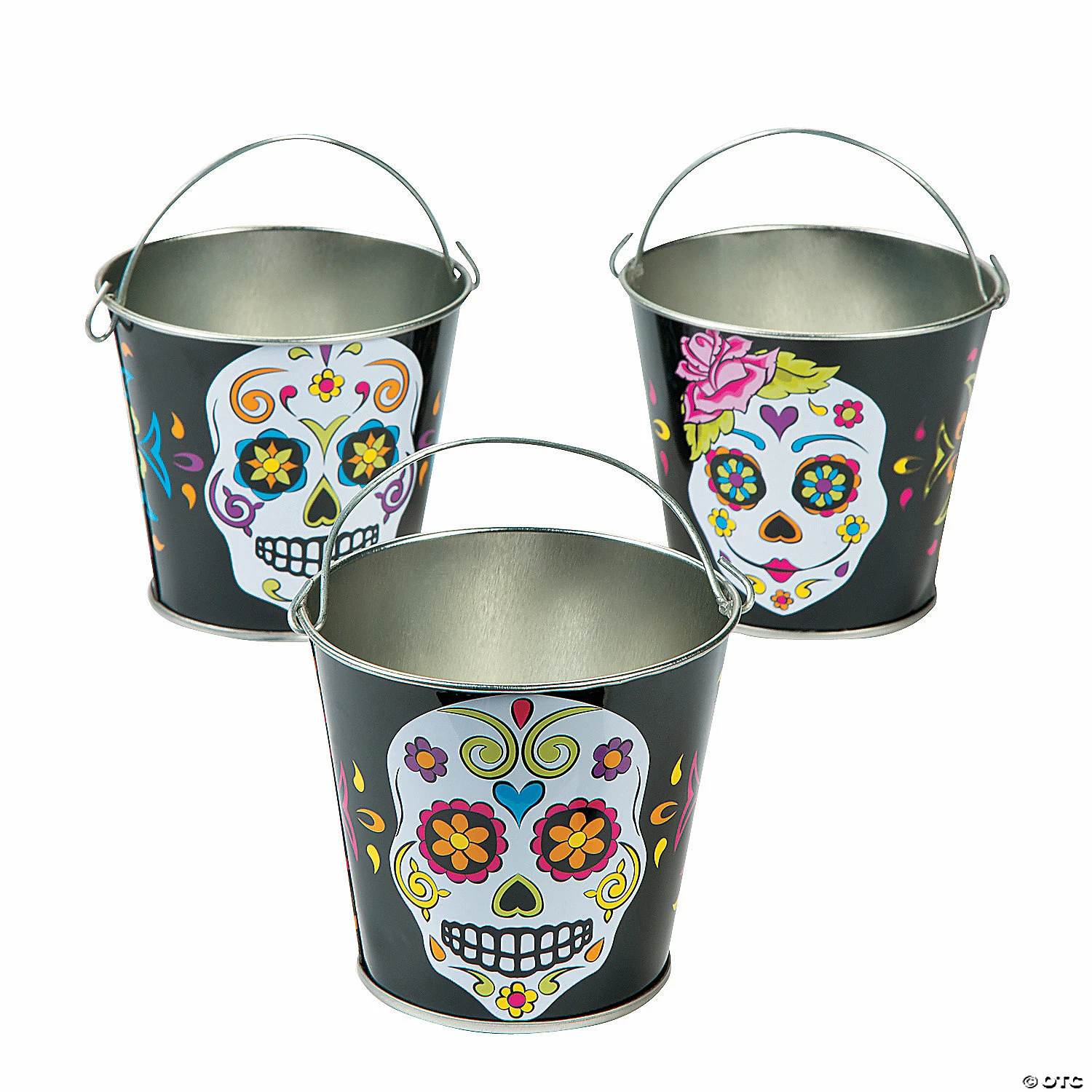 Best deal 👏 Mini Neon Day of the Dead Pails - 12 Pc. 🔔