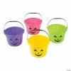 Promo ⌛ Neon Jack-O’-Lantern Trick-Or-Treat Buckets - 12 Pc. 🔔