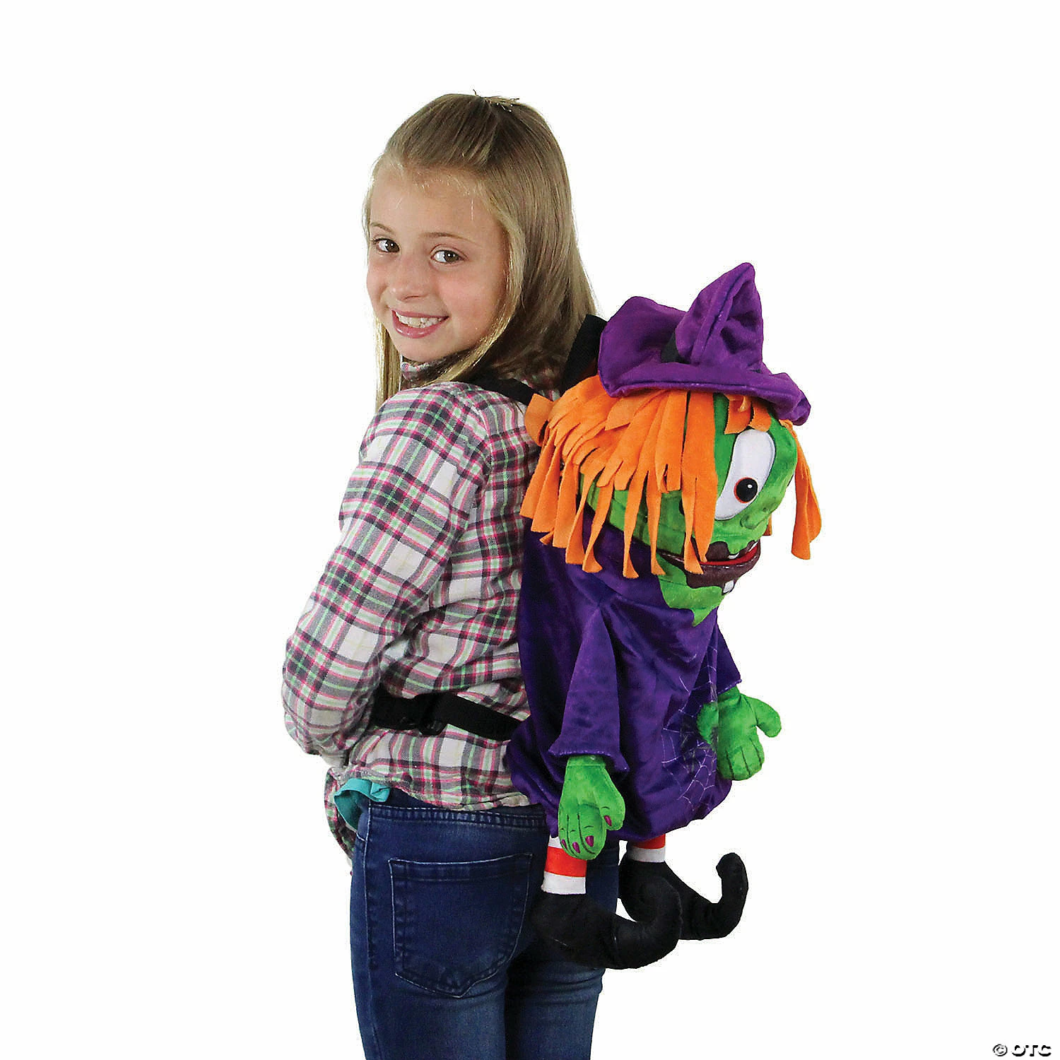 New ๐คฉ Northlight 23" Purple and Green Witch Unisex Child Trick or Treat ๐ Halloween Bag Costume Accessory ๐งจ - Image 3