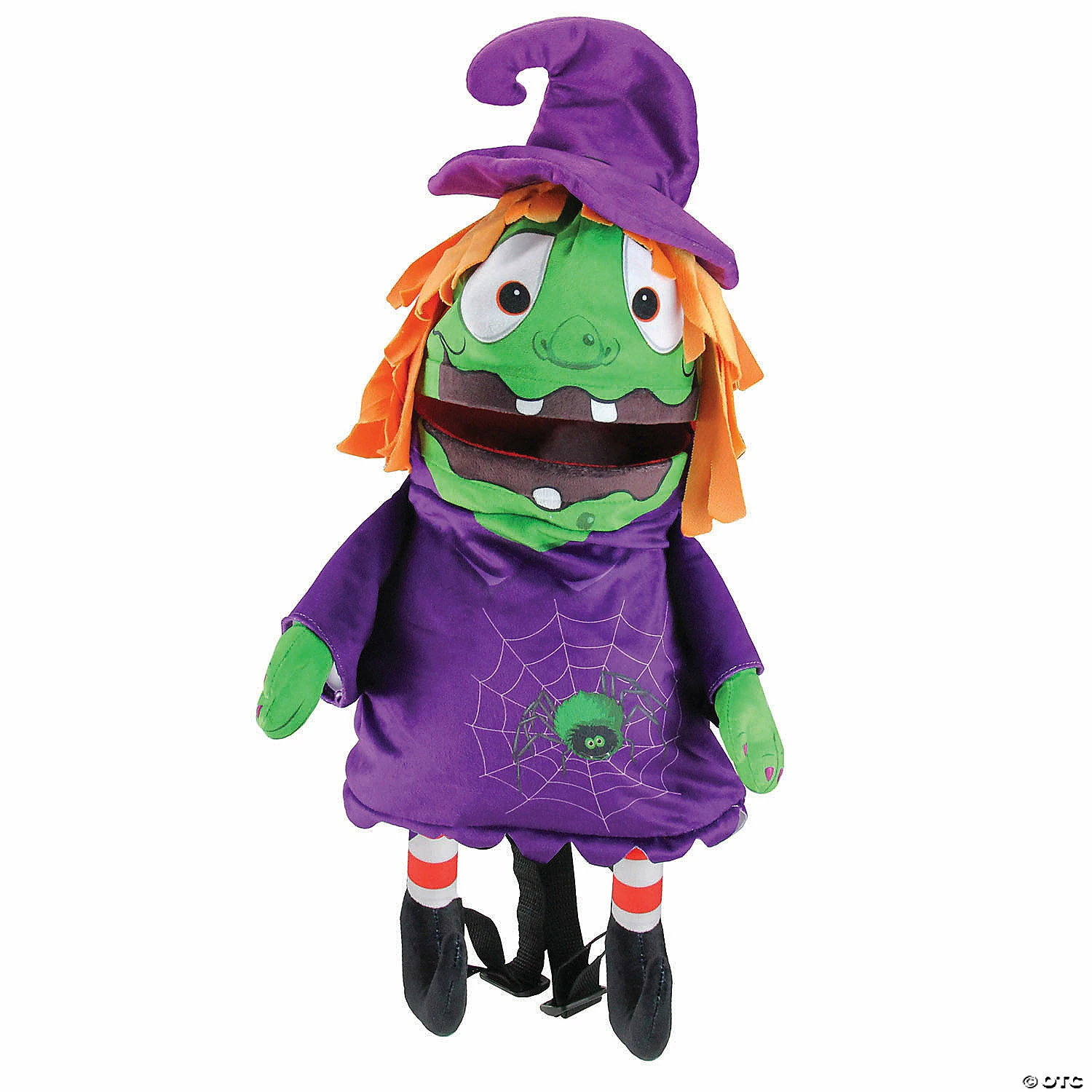 New ๐คฉ Northlight 23" Purple and Green Witch Unisex Child Trick or Treat ๐ Halloween Bag Costume Accessory ๐งจ